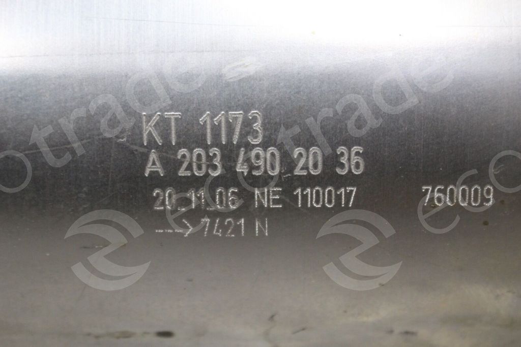 Mercedes Benz-KT 1173催化转化器