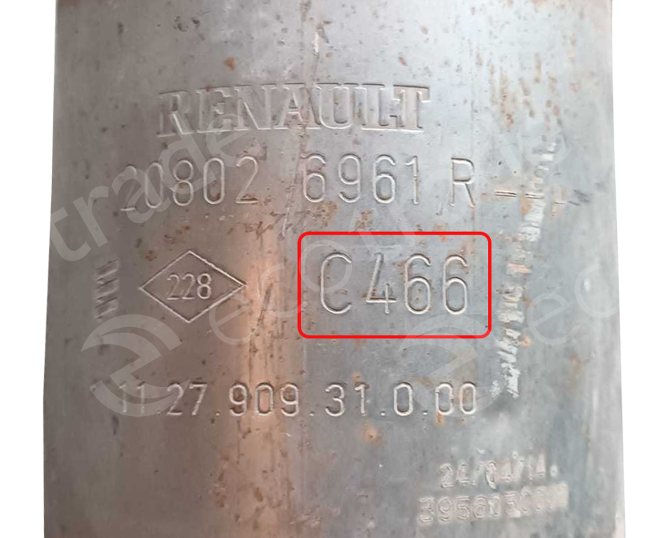 Renault-C 466Catalyseurs