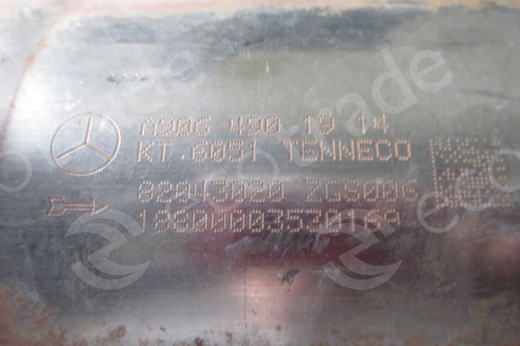 Mercedes BenzTennecoKT 6051 / ZGS005Catalyseurs