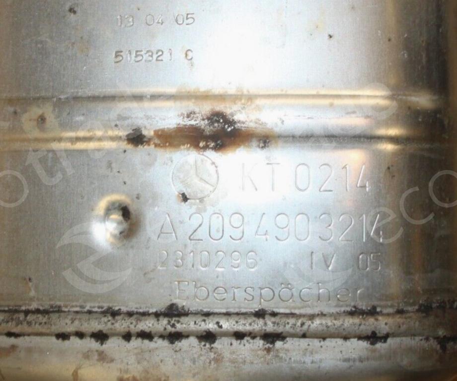Mercedes BenzEberspächerKT 0214Katalizatory