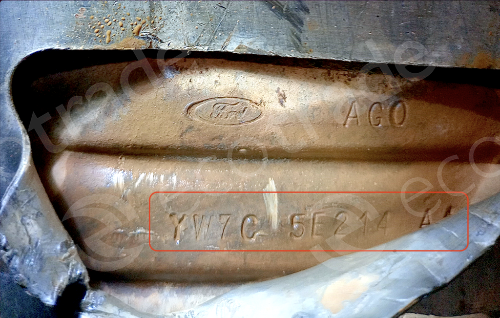 Ford-YW7C 5E214 AA (BACK)Catalytic Converters