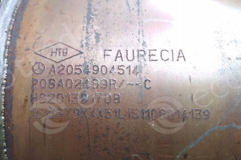 Mercedes BenzFaureciaA2054904514 (DPF)المحولات الحفازة