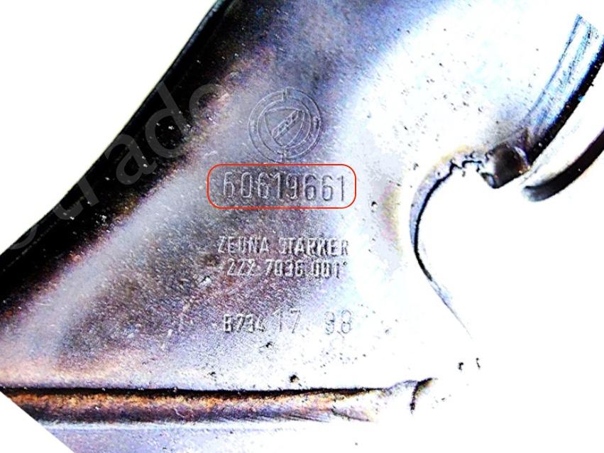 Alfa Romeo - Fiat - LanciaZeuna Starker60619661Catalytic Converters
