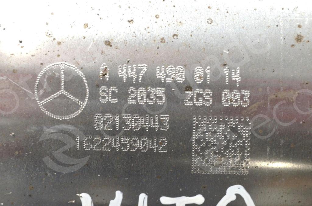 Mercedes Benz-A4474900114Katalizatory