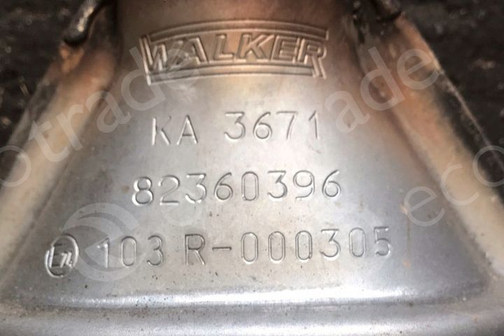 WalkerWalkerKA 3671Catalytic Converters