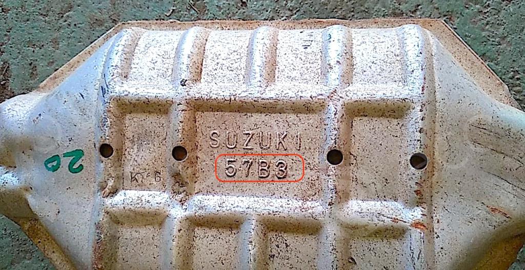 Suzuki-57B3Katalis Knalpot