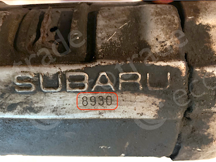 Subaru-8930Catalyseurs