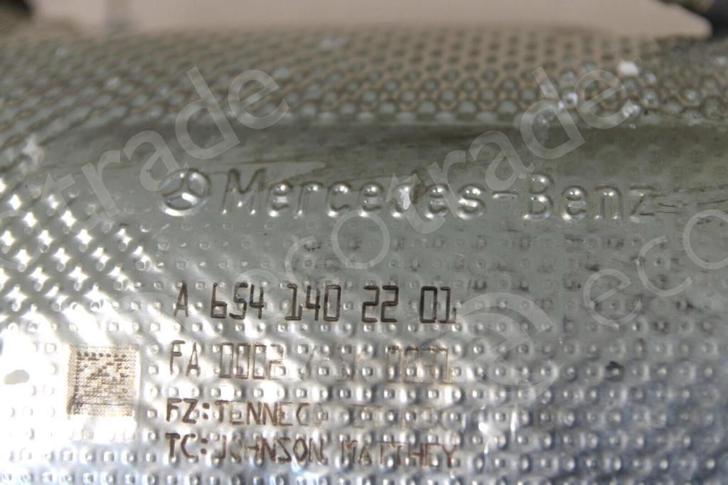 Mercedes BenzTennecoFA 0002 / SK 0031المحولات الحفازة