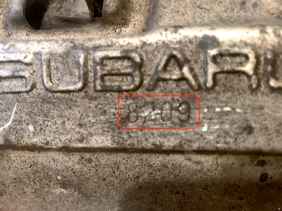 Subaru-8209Catalyseurs