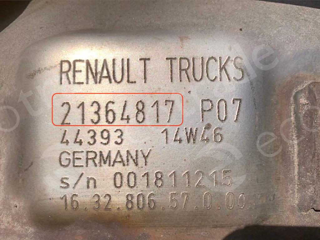 Renault - Volvo-21364817ท่อแคท