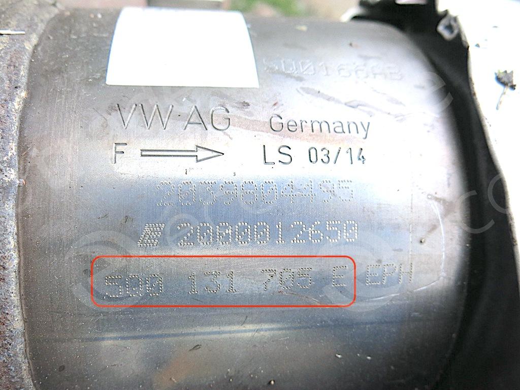 Audi - Volkswagen-5Q0131705Eท่อแคท
