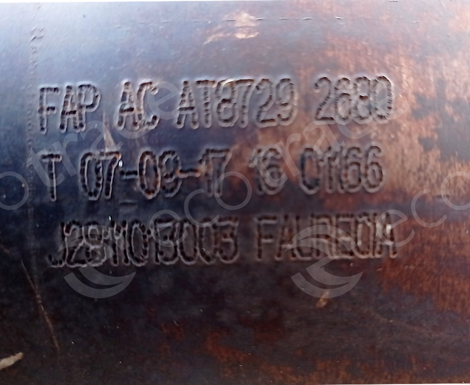 CitroënFaurecia8729 2680Каталитические Преобразователи (нейтрализаторы)