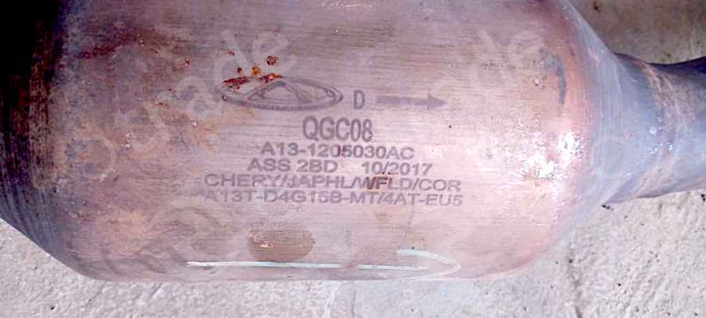 Chery-A13-1205030ACالمحولات الحفازة