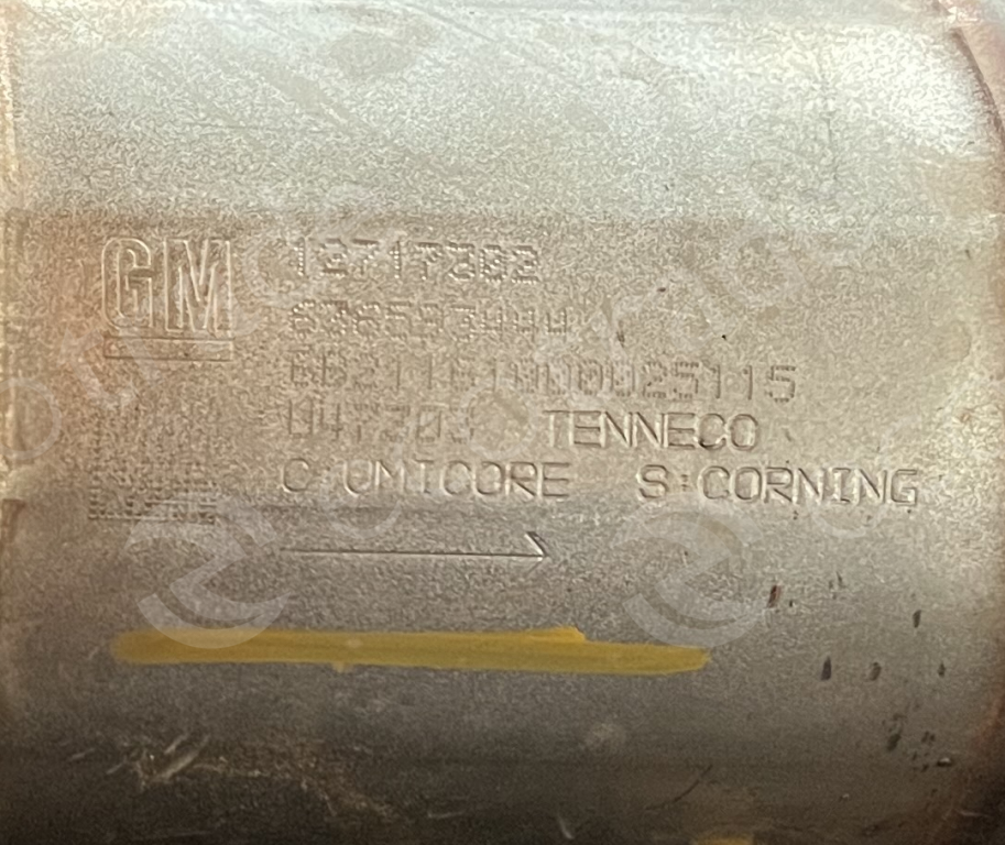 General MotorsTenneco12717302Catalytic Converters