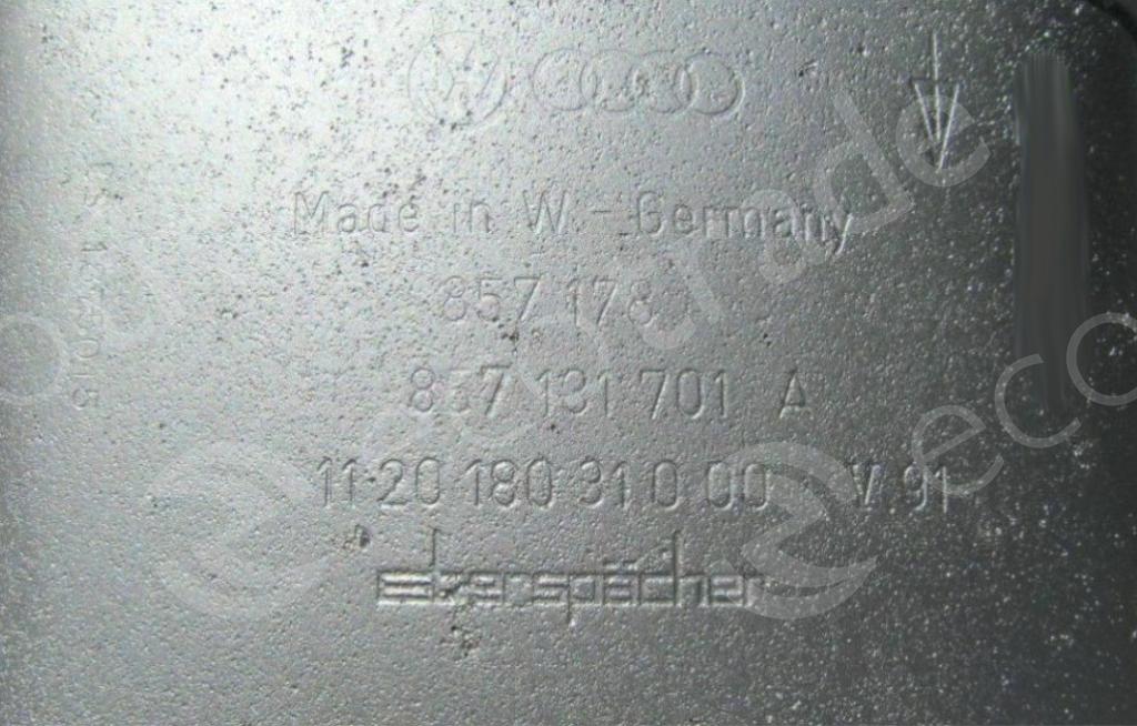 Audi - VolkswagenEberspächer857131701A 857178उत्प्रेरक कनवर्टर