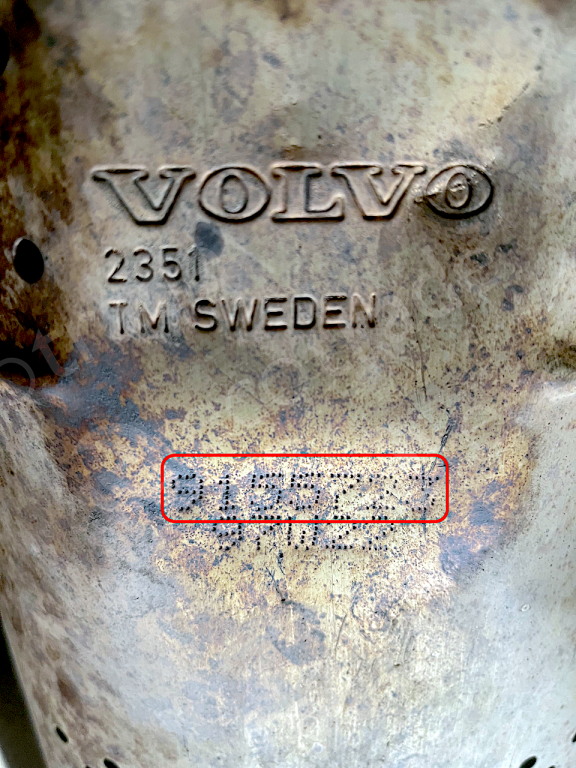 Volvo-9155723उत्प्रेरक कनवर्टर