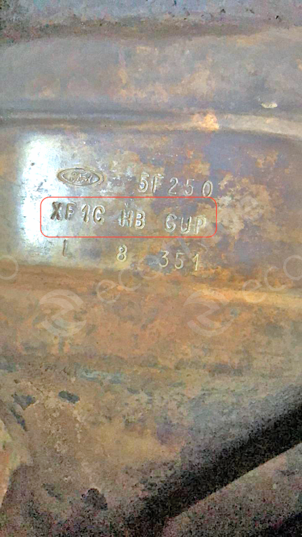 Ford-XF1C HB GUPالمحولات الحفازة