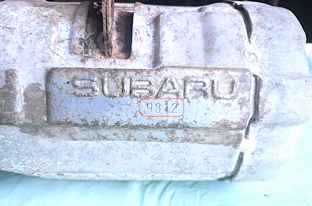 Subaru-9312उत्प्रेरक कनवर्टर