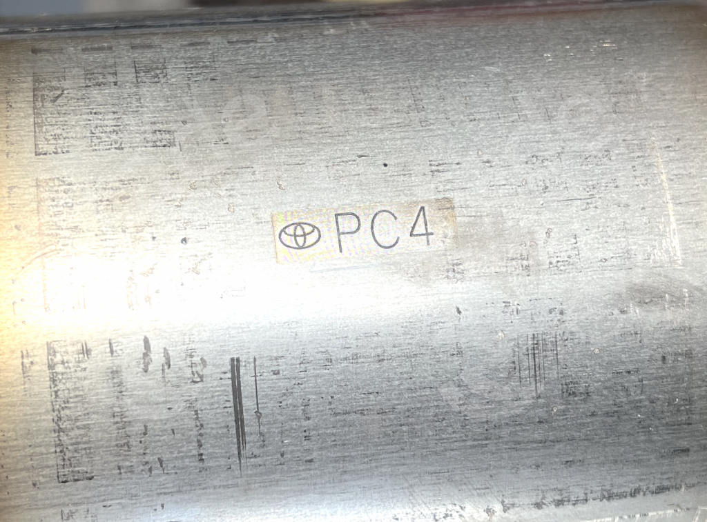Toyota-PC4Bộ lọc khí thải