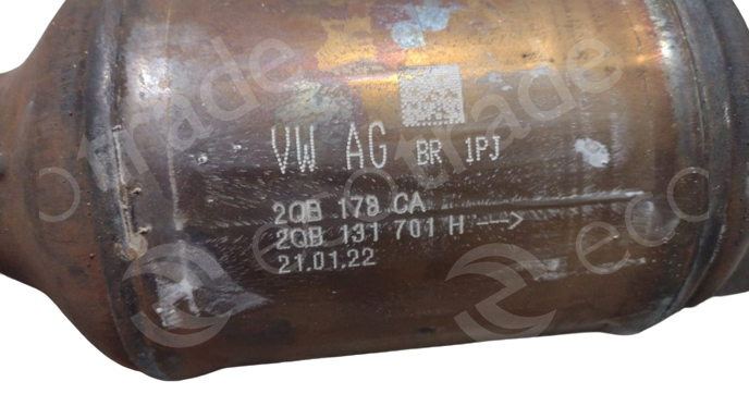 VolkswagenAC2QB178CA 2QB131701HBộ lọc khí thải