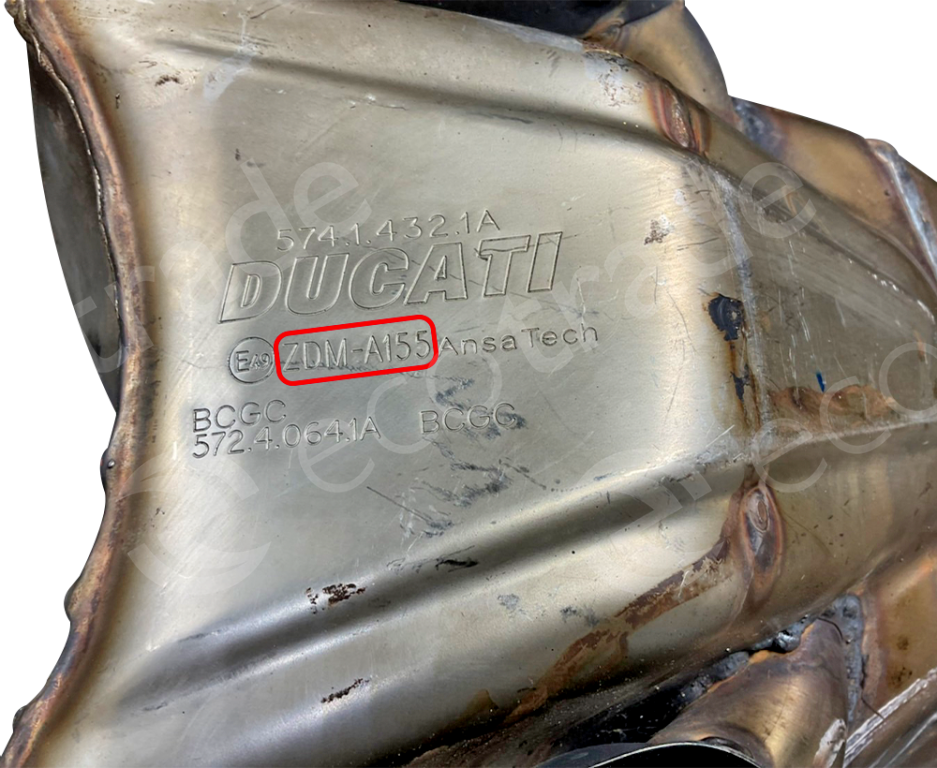 Ducati-ZDM-A155المحولات الحفازة