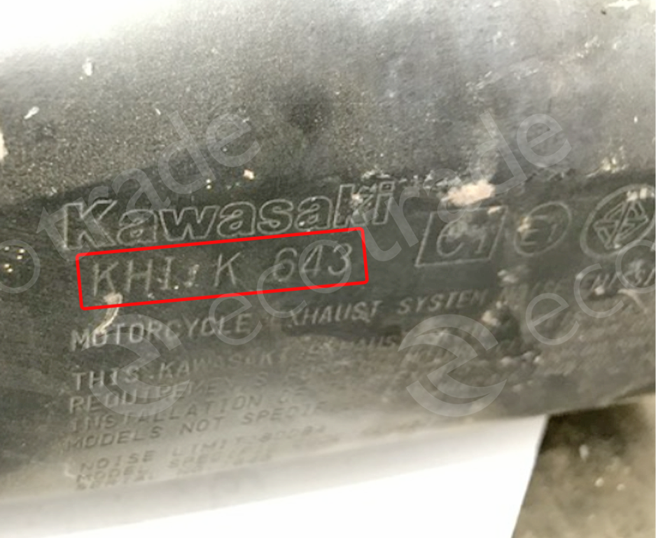 Kawasaki-KHI K643Catalyseurs