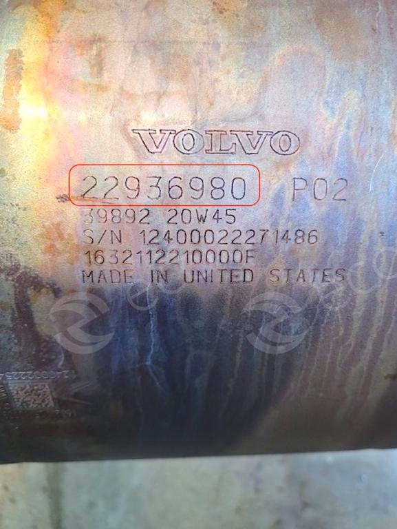 Volvo-22936980Katalizatory