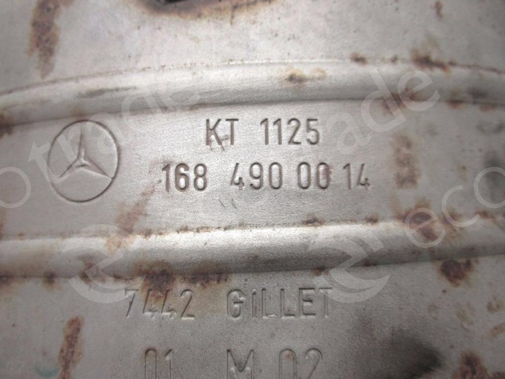 Mercedes BenzGilletKT 1125Catalyseurs