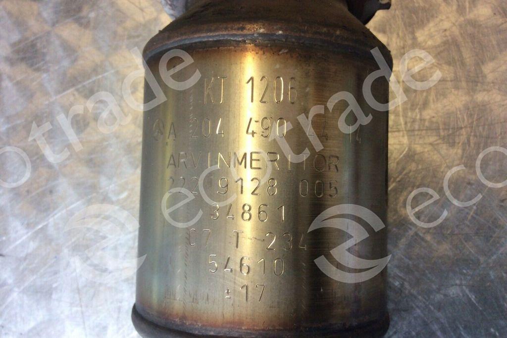 Mercedes BenzArvin MeritorKT 1206Katalizatory