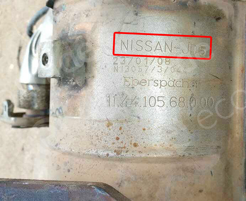 Nissan - RenaultEberspächerJD5Katalizatoriai