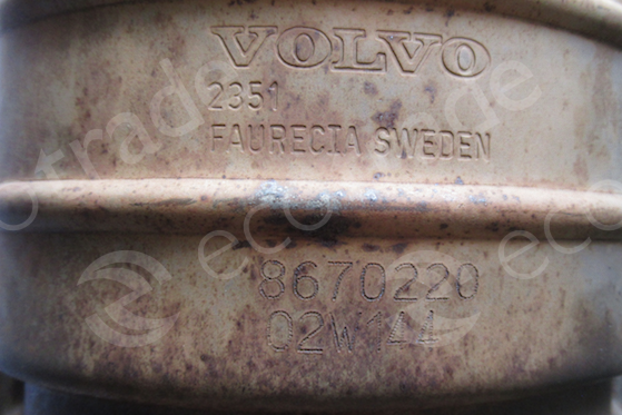 Volvo-8670220Katalizatory