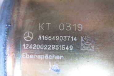Mercedes BenzEberspächerKT 0319उत्प्रेरक कनवर्टर