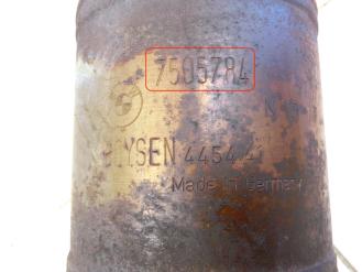 BMWBoysen7505784Bộ lọc khí thải