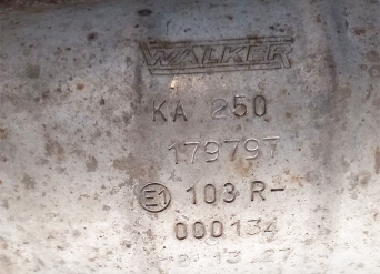 WalkerWalkerKA 250Bộ lọc khí thải
