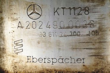 Mercedes BenzEberspächerKT 1128उत्प्रेरक कनवर्टर