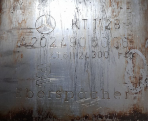 Mercedes BenzEberspächerKT 1128المحولات الحفازة