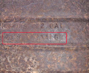 Ford-XL34 5E214 GB (PRE)Catalyseurs