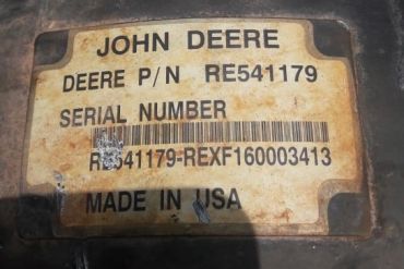 John DeereJohn DeereRE541179Catalizatoare