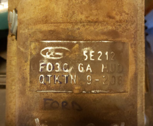 Ford-F03C MUDKatalizatoriai