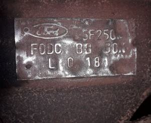 Ford-F0DC BB GONBộ lọc khí thải