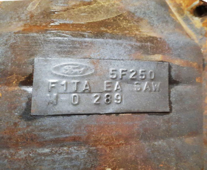 Ford-F1TA EA SAWالمحولات الحفازة