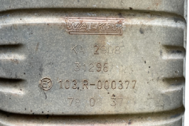 Walker-KA 2908उत्प्रेरक कनवर्टर