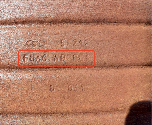 Ford - Mercury-F8AC AB BLO (REAR)Catalizatoare