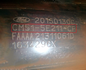 Ford-CM51-5E211-CFCatalizadores