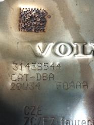 VolvoFaurecia31439544Bộ lọc khí thải