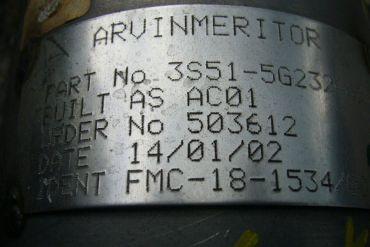 FordArvin Meritor3S51-5G232-ACΚαταλύτες