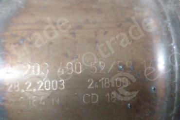 Mercedes Benz-A20349052/5914Katalizatory