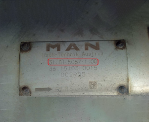 MAN SE-31815087100Katalik dönüştürücüler