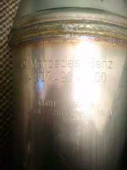 Mercedes BenzBoysenA9074904800Katalizatory