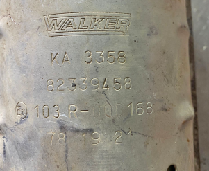 WalkerWalkerKA 3358Catalytic Converters